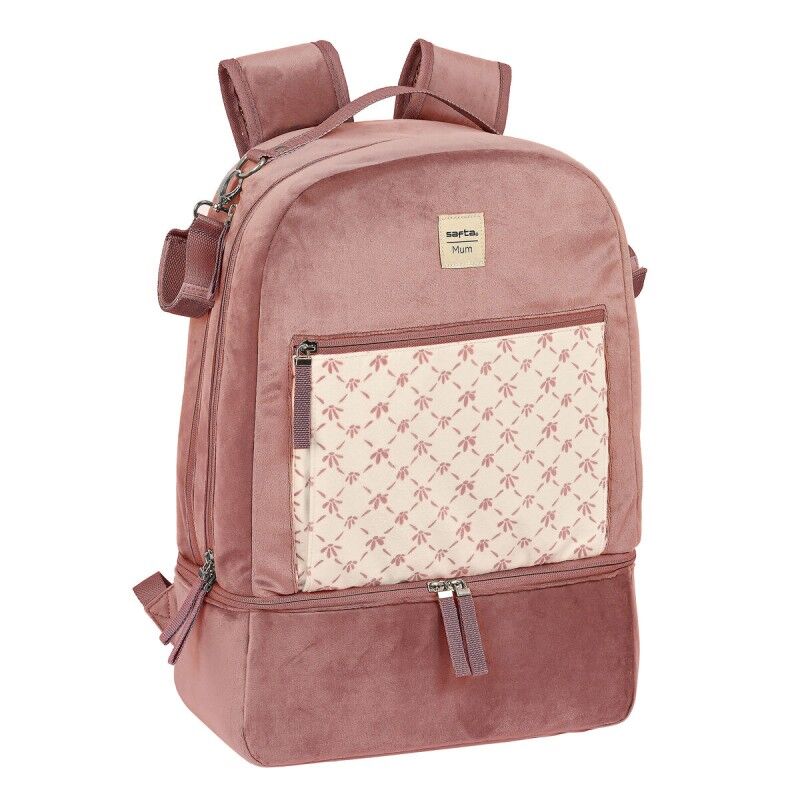 Safta|Mochila Acessórios Bebé Safta Marsala Cor de Rosa (30 x 43 x 15 cm) Safta|Mochila Acessórios Bebé Safta Marsala Cor de Rosa (30 x 43 x 15 cm)