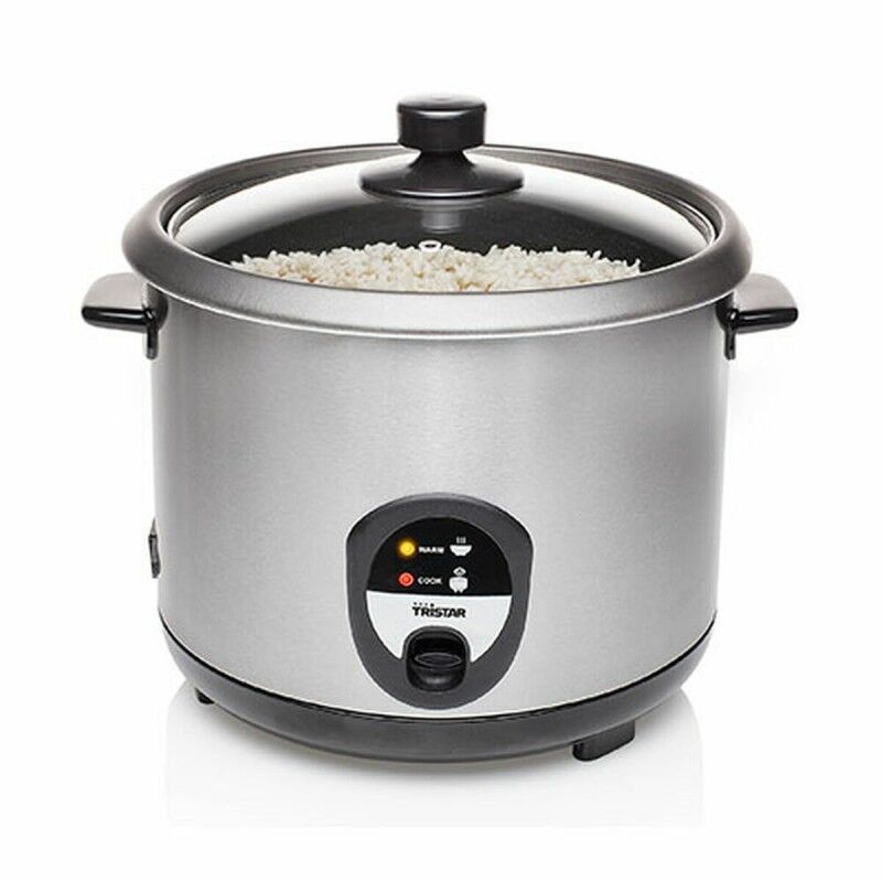 Tristar|Panela de Arroz Tristar RK-6129 Arrocera 900 W Prateado Aço inoxidável Tristar|Panela de Arroz Tristar RK-6129 Arrocera 900 W Prateado Aço inoxidável