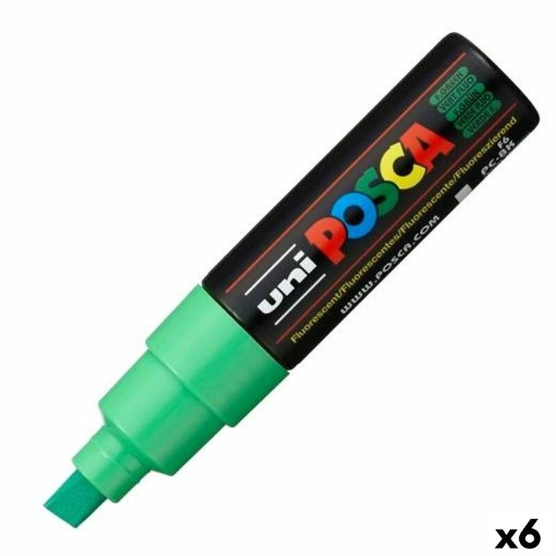 POSCA|Marcador POSCA PC-8K Verde (6 Unidades)