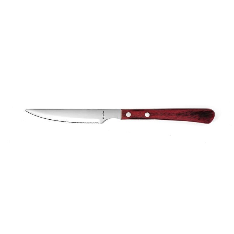 Amefa|Faca de Cortar Costeletas Amefa Brasero Castanho Metal 12 Unidades 24 cm (Pack 12x) Amefa|Faca de Cortar Costeletas Amefa Brasero Castanho Metal 12 Unidades 24 cm (Pack 12x)