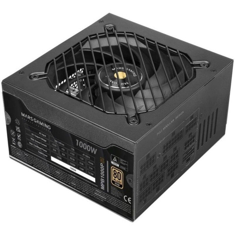 Mars Gaming|Fonte de Alimentação Mars Gaming MPB1000PSI ATX 1000 W 80 Plus Gold Mars Gaming|Fonte de Alimentação Mars Gaming MPB1000PSI ATX 1000 W 80 Plus Gold