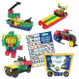 Clics|Jogo de Construção Clics CB606 Azul Multicolor 560 Peças