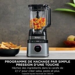 NINJA|Batedora de Copo NINJA Preto Aço 1200 W 2,1 L