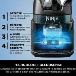 NINJA|Batedora de Copo NINJA Preto Aço 1200 W 2,1 L