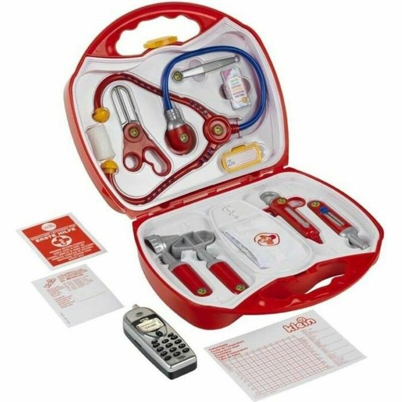 Klein Toys|Mala Médica de Brincar com Acessórios Klein Doctor Case