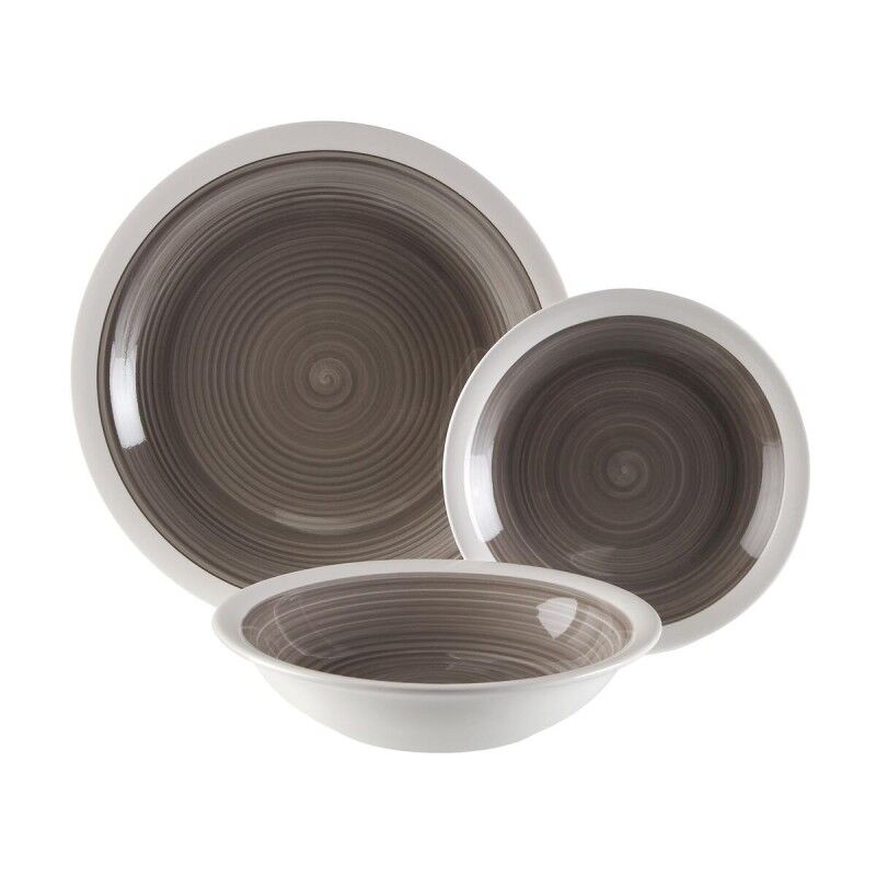 Versa|Louça Versa Legrand Cinzento 26,5 x 26,5 cm 18 Peças Versa|Louça Versa Legrand Cinzento 26,5 x 26,5 cm 18 Peças