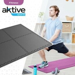 Aktive|Piso de tatami Aktive Cinzento escuro (4 Unidades)