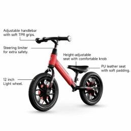 Ociotrends|Bicicleta Infantil Ociotrends Spark Vermelho Sem Pedais
