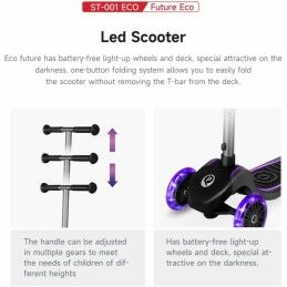 Ociotrends|Trotinete Ociotrends Eco Future Scooter Roxo 3 rodas