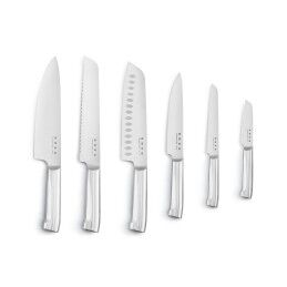 Smeg|Conjunto de Facas de Cozinha e Suporte Smeg KBSF02PB