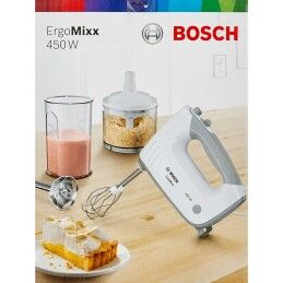 BOSCH|Batedora de Mão BOSCH MFQ36480 Branco Cinzento 450 W