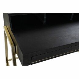 DKD Home Decor|Secretária DKD Home Decor Preto Metal Dourado Madeira de mangueira (125 x 74 x 93.5 cm)