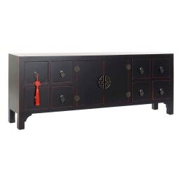 Home ESPRIT|Mesa de apoio Home ESPRIT Preto Metal 75 x 75 x 40 cm