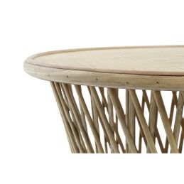 DKD Home Decor|Mesa de apoio DKD Home Decor Marrom claro Bambu 60 x 60 x 52 cm
