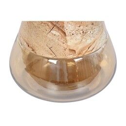 DKD Home Decor|Mesa de apoio DKD Home Decor Cristal Duas cores Ferro 50 x 50 x 49 cm