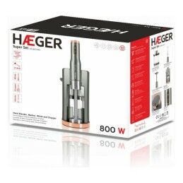 Haeger|Batedora de Mão Haeger HB-80C.024A Cinzento 800 W