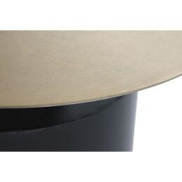 DKD Home Decor|Mesa de apoio DKD Home Decor 76 x 76 x 46 cm Preto Dourado Ferro