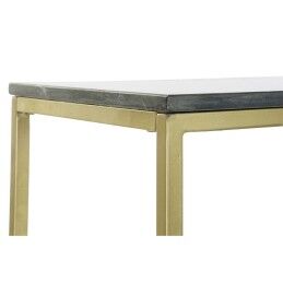 DKD Home Decor|Mesa de apoio DKD Home Decor 40 x 46 x 65 cm Preto Dourado Mármore Ferro