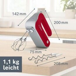 BOSCH|Batedora-Amassadora BOSCH MFQ40303 Vermelho 500 W 500W