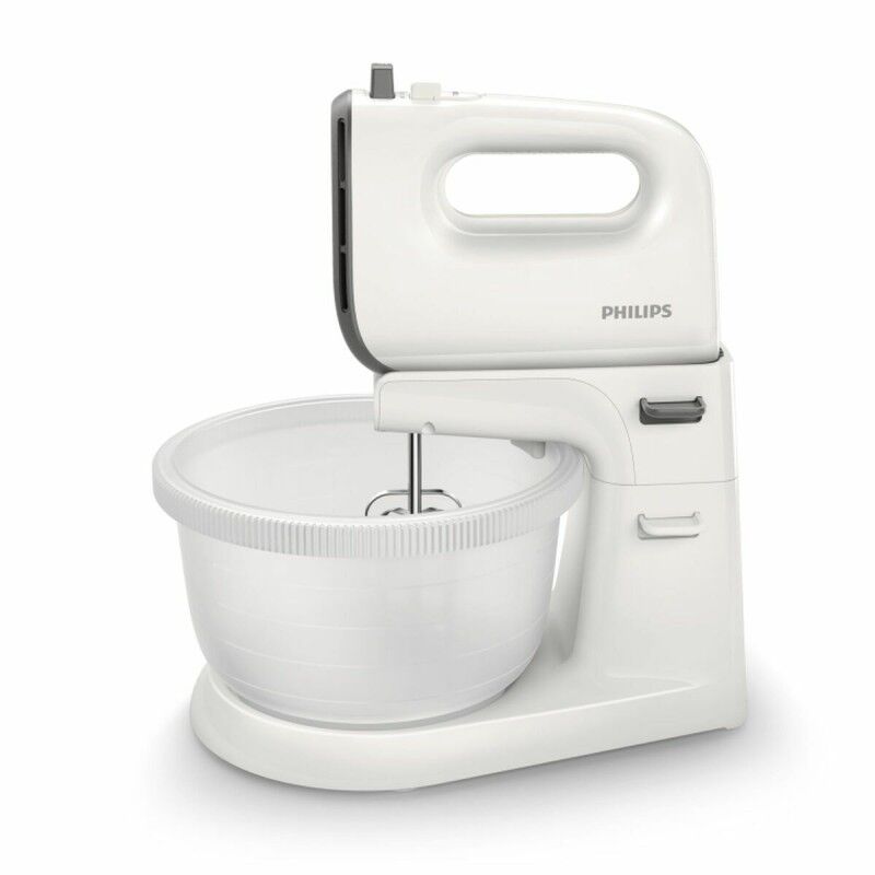 Philips|Misturadora-Amassadeira de Pão com Taça Philips HR3745/00 3 L Branco Cinzento 450 W 3 L Philips|Misturadora-Amassadeira de Pão com Taça Philips HR3745/00 3 L Branco Cinzento 450 W 3 L