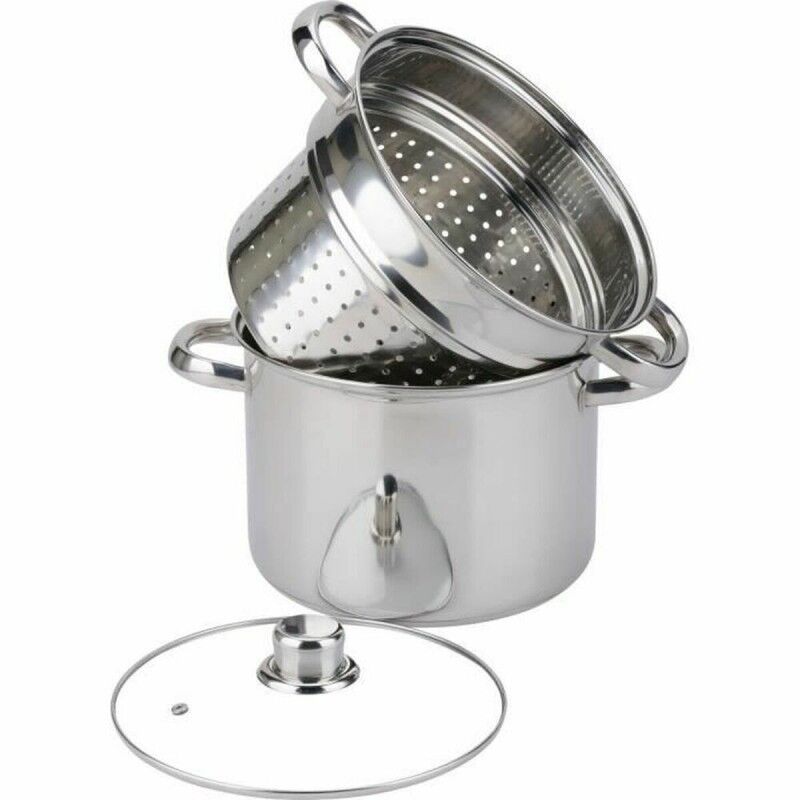 Baumalu|Caçarola a Vapor Baumalu Ø 20 cm Metal Aço inoxidável 5 L Baumalu|Caçarola a Vapor Baumalu Ø 20 cm Metal Aço inoxidável 5 L