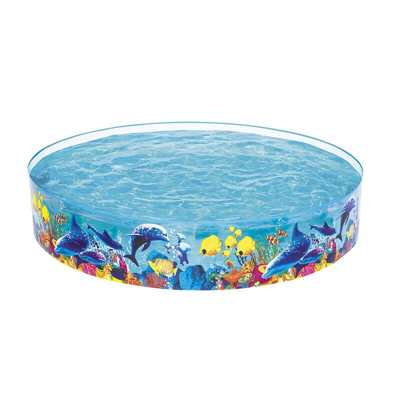 Bestway|Bestway Piscina Rígida Infantil PVC Marina 244x46 cm +3 Anos Jardim 55031 Bestway|Bestway Piscina Rígida Infantil PVC Marina 244x46 cm +3 Anos Jardim 55031