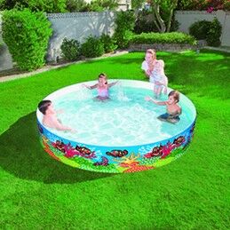 Bestway|Bestway Piscina Rígida Infantil PVC Marina 244x46 cm +3 Anos Jardim 55031