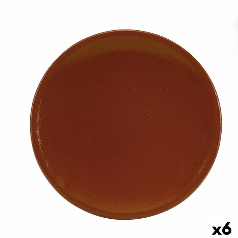 Raimundo|Recipiente de Cozinha Raimundo Barro Profesional Castanho Barro cozido Ø 30 cm (6 Unidades)