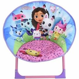 Gabby's Dollhouse|Poltrona Infantil Gabby's Dollhouse Cor de Rosa
