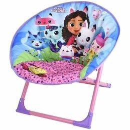 Gabby's Dollhouse|Poltrona Infantil Gabby's Dollhouse Cor de Rosa