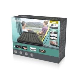 Bestway|Bestway Colchão Duplo com Inflador Integrado a Pilhas 203x152x30 cm Inflável e Camping 67930