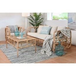 Home ESPRIT|Sofá Home ESPRIT Branco Natural 192 x 72 x 75 cm