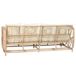 Home ESPRIT|Sofá Home ESPRIT Branco Natural 192 x 72 x 75 cm