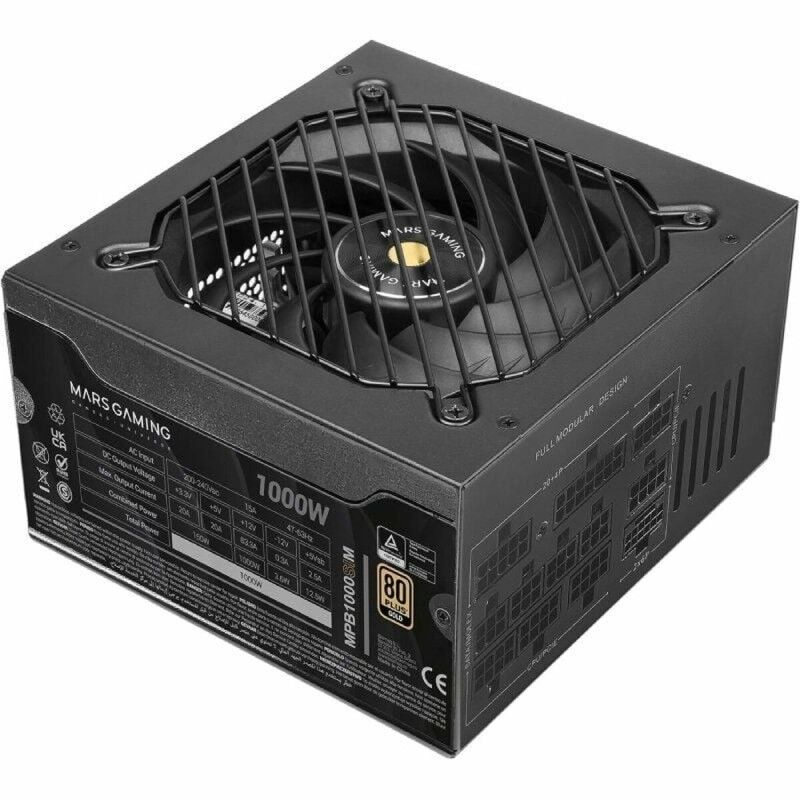 Mars Gaming|Fonte de Alimentação Mars Gaming MPB1000SIM ATX 1000 W 80 Plus Gold Mars Gaming|Fonte de Alimentação Mars Gaming MPB1000SIM ATX 1000 W 80 Plus Gold