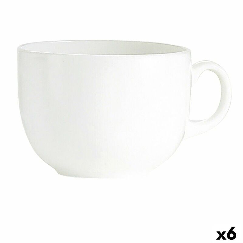 Luminarc|Kop Luminarc Blanc Grande Branco Vidro (720 ml) (6 Unidades) Luminarc|Kop Luminarc Blanc Grande Branco Vidro (720 ml) (6 Unidades)