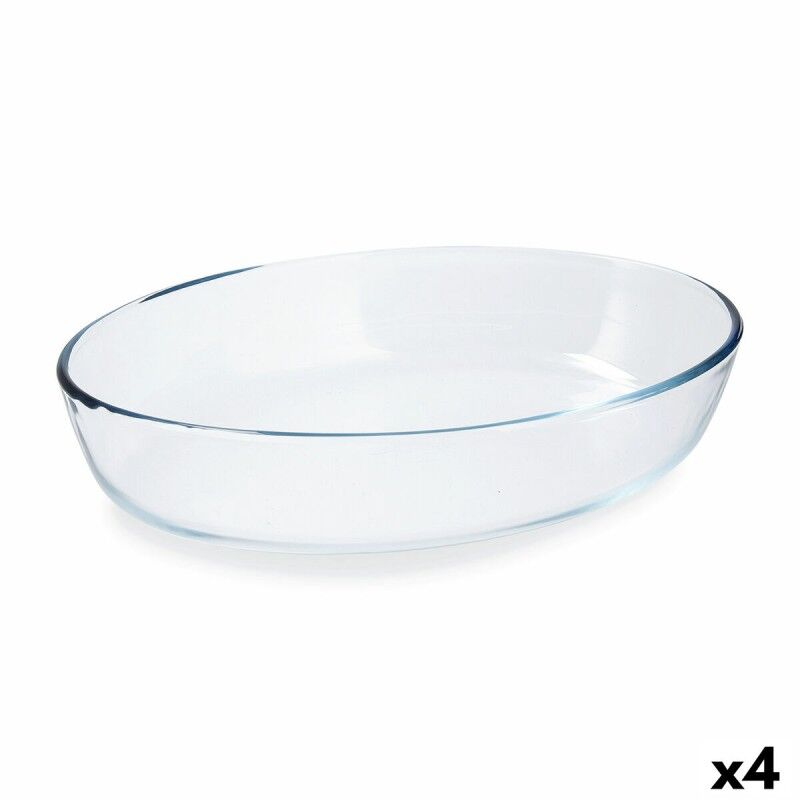Pyrex|Travessa para o Forno Pyrex Classic Vidrio Transparente Vidro Ovalada 30 x 21 x 7 cm (4 Unidades) Pyrex|Travessa para o Forno Pyrex Classic Vidrio Transparente Vidro Ovalada 30 x 21 x 7 cm (4 Unidades)