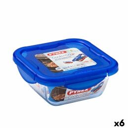 MasterChef|Lancheira Hermética MasterChef Cinzento Transparente Quadrado 1,1 L (6 Unidades)