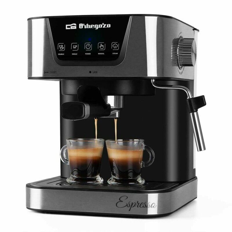 Orbegozo|Máquina de Café Expresso Manual Orbegozo 17535 Preto 1050 W 1,5 L Orbegozo|Máquina de Café Expresso Manual Orbegozo 17535 Preto 1050 W 1,5 L