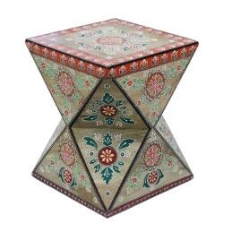 Home ESPRIT|Mesa de apoio Home ESPRIT Preto Metal 75 x 75 x 40 cm