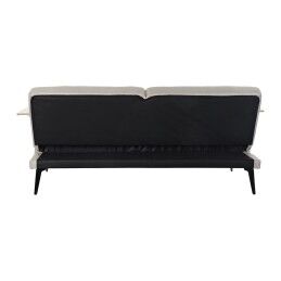 DKD Home Decor|Sofá-cama DKD Home Decor 203 x 87 x 81 cm Preto Bege Metal Castanho