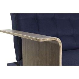DKD Home Decor|Sofá-cama DKD Home Decor Azul Castanho Preto Metal Moderno Urbana 203 x 87 x 81 cm