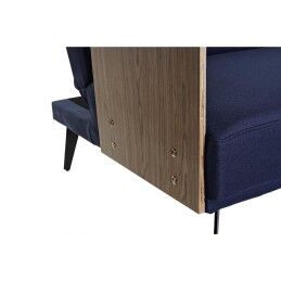 DKD Home Decor|Sofá-cama DKD Home Decor Azul Castanho Preto Metal Moderno Urbana 203 x 87 x 81 cm