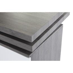 DKD Home Decor|Secretária DKD Home Decor Natural Cinzento Metal MDF (150 x 120 x 75 cm)