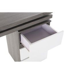 DKD Home Decor|Secretária DKD Home Decor Natural Cinzento Metal MDF (150 x 120 x 75 cm)