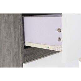 DKD Home Decor|Secretária DKD Home Decor Natural Cinzento Metal MDF (150 x 120 x 75 cm)