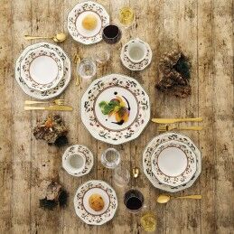 Queen´s|Prato para Sobremesas Queen´s By Churchill Assam Floral Cerâmica servies Ø 20,5 cm (6 Unidades)
