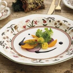 Queen´s|Prato para Sobremesas Queen´s By Churchill Assam Floral Cerâmica servies Ø 20,5 cm (6 Unidades)