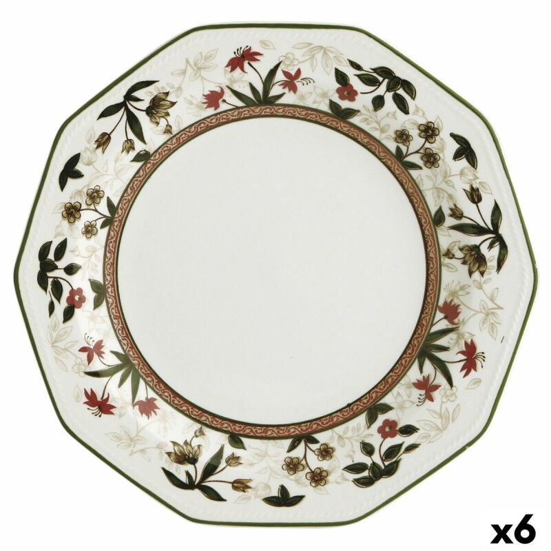 Queen´s|Prato de Jantar Queen´s By Churchill Assam Floral Cerâmica servies Ø 27 cm (6 Unidades) Queen´s|Prato de Jantar Queen´s By Churchill Assam Floral Cerâmica servies Ø 27 cm (6 Unidades)