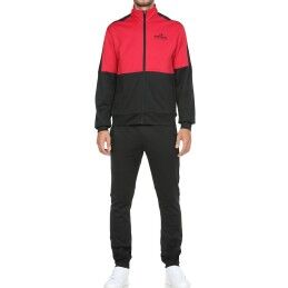 Champion|Fato de Treino para Adultos Champion Champion Full Zip Suit Preto Vermelho Homem