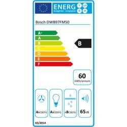BOSCH|Extrator Convencional BOSCH DWB97FM50 90 cm 710 m³/h 65 dB Aço